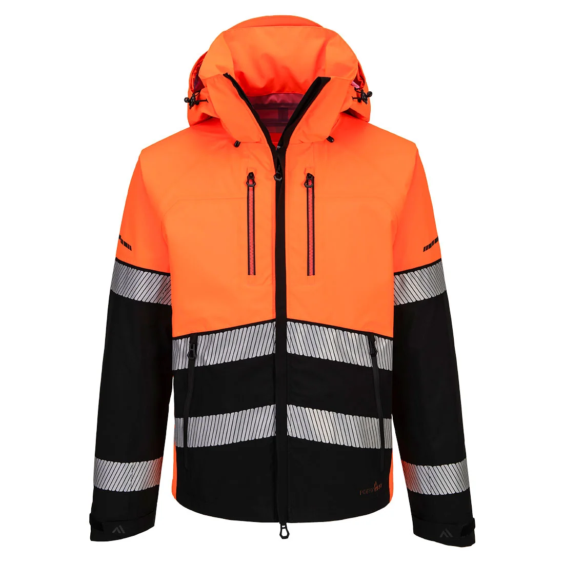 PORTWEST EV465 EV4 Hi-Vis Shell jack (3L) Oranje/zwart