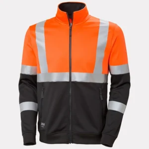 Addvis reflecterend sweatshirt met rits klasse 1 aanzicht 1