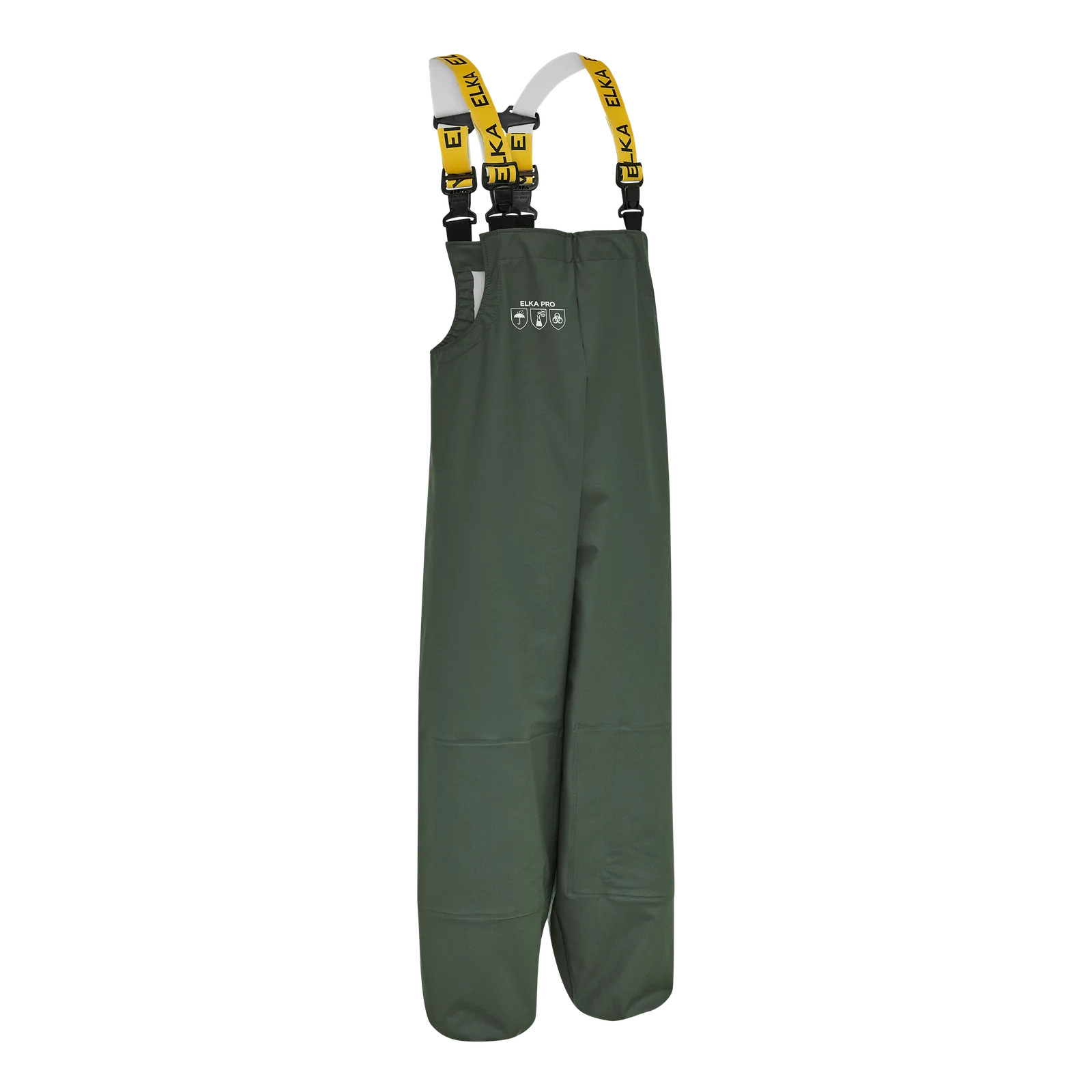 ELKA Rainwear 079902 PRO bretelbroek Olijfgroen