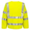 FR616 Bizflame Hi-Vis FR Vest met lange mouwen en rits aanzicht 2