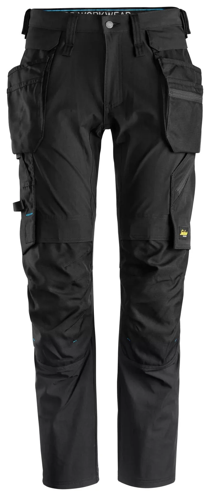 Snickers Workwear 6208 Zwart/Zwart aanzicht 1