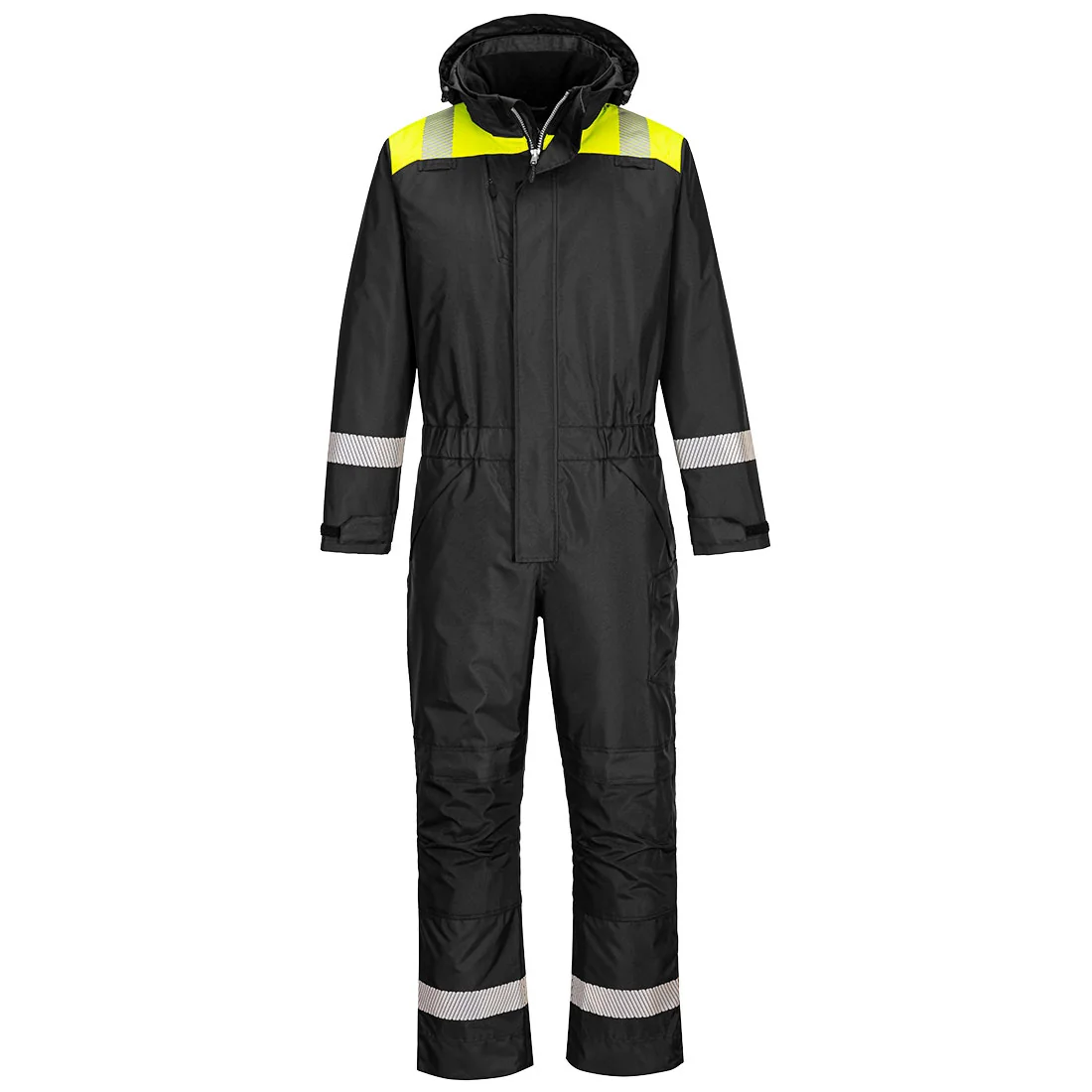 PORTWEST PW353 PW3 Winteroverall Zwart/Geel