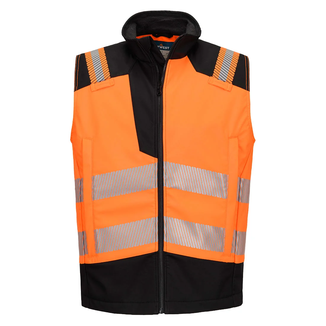 FR719 PW3 Modaflame Softshell Hi-Vis Multi-Norm FR Gilet Oranje/zwart