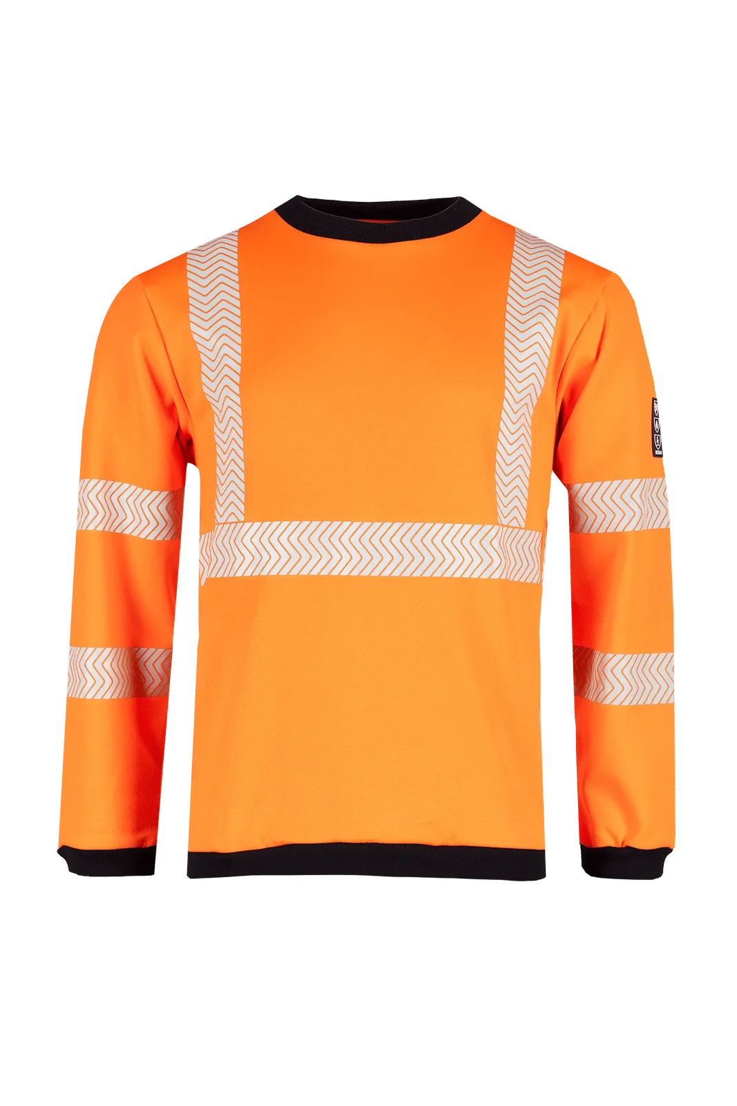 Sioen Kurow High-vis sweatshirt, ARC bescherming Fluo-oranje/Marineblauw