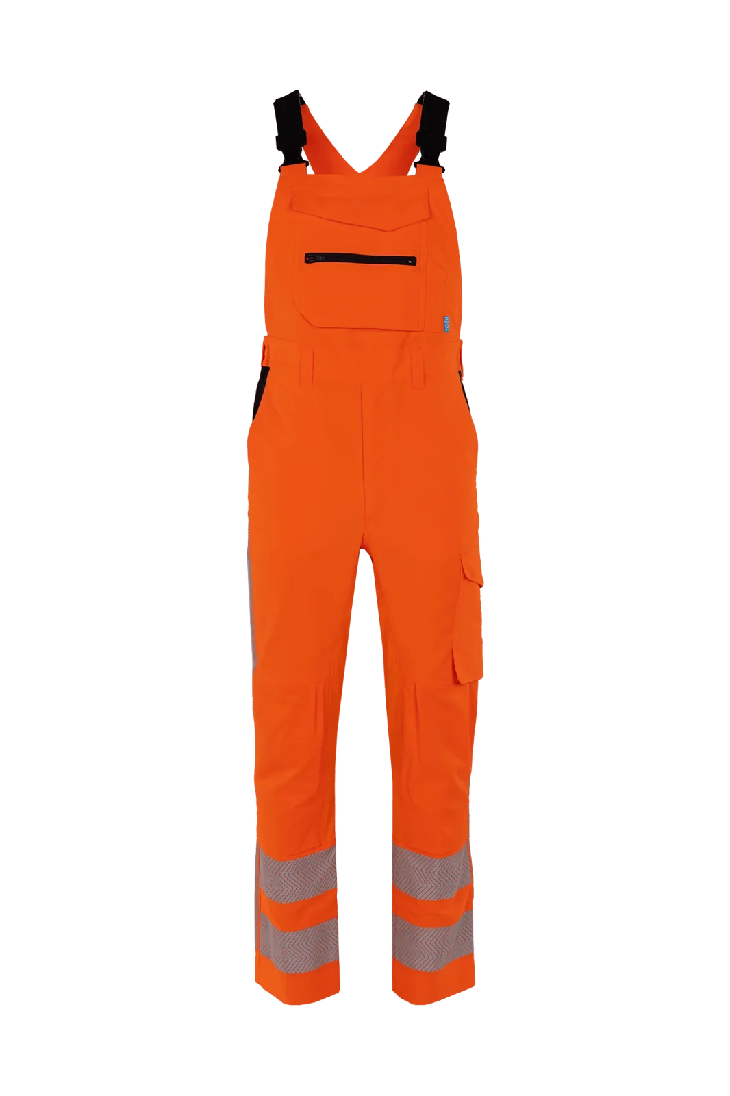 Sioen B-Tommel ECO bavet broek, stretch zones, high-vis Fluo-oranje