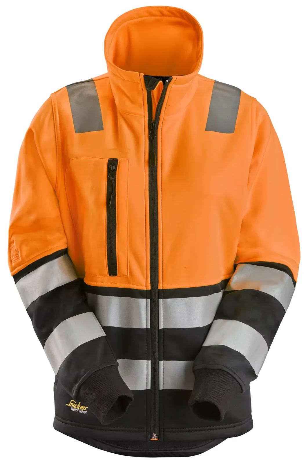 Snickers Workwear 8073 Oranje/Zwart aanzicht 1