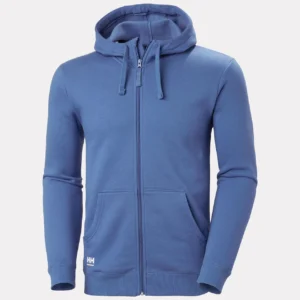 Helly Hansen Classic hoodie met rits 79328 Steenblauw