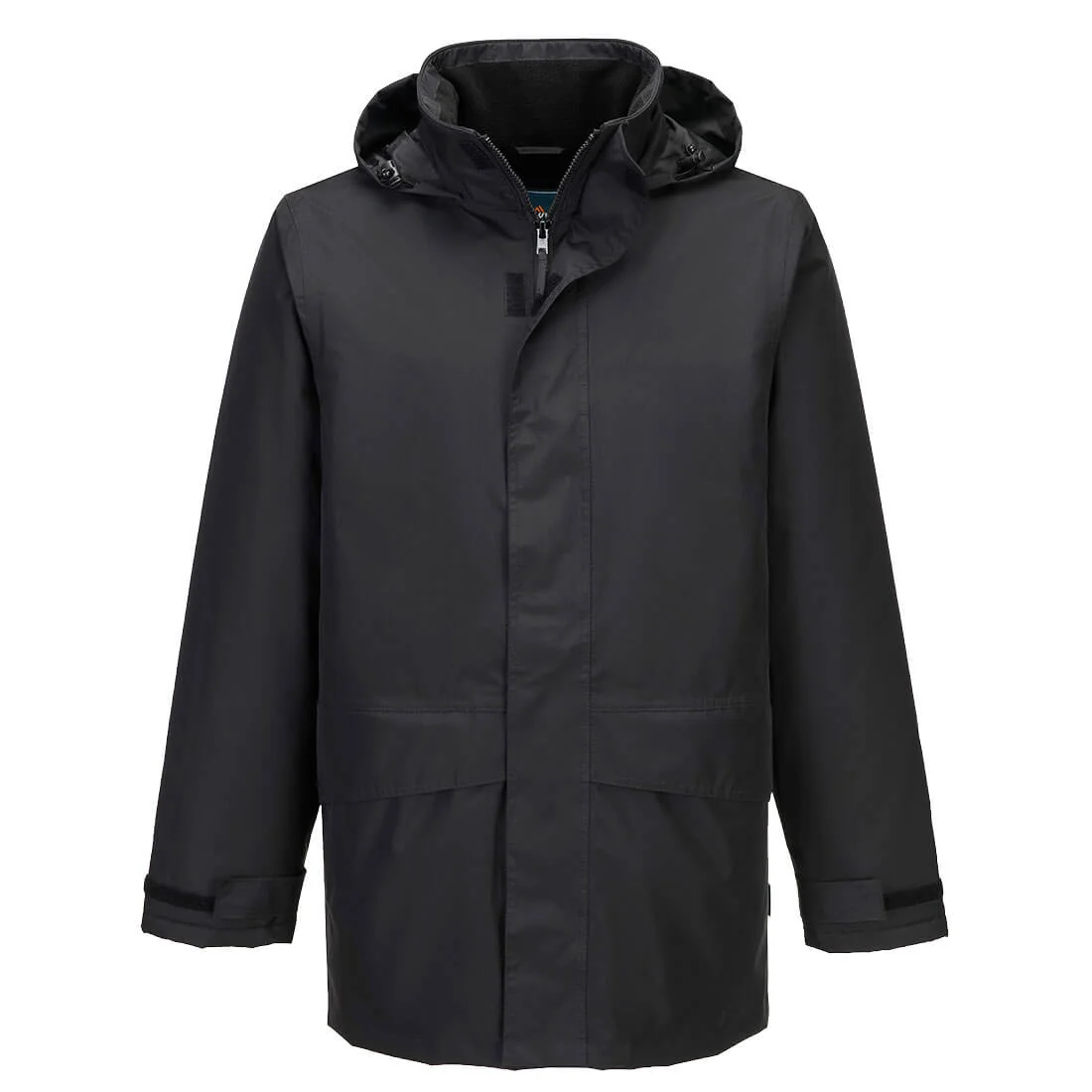 PORTWEST S523 Oban Fleece Gevoerd Jack Zwart