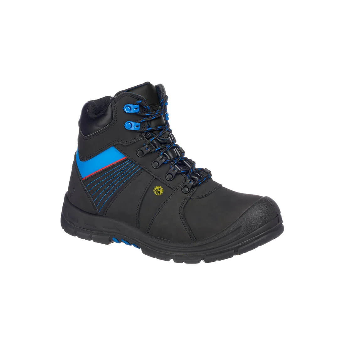 PORTWEST FD37 Compositelite Protector Safety Schoen S3 ESD HRO Zwart/blauw