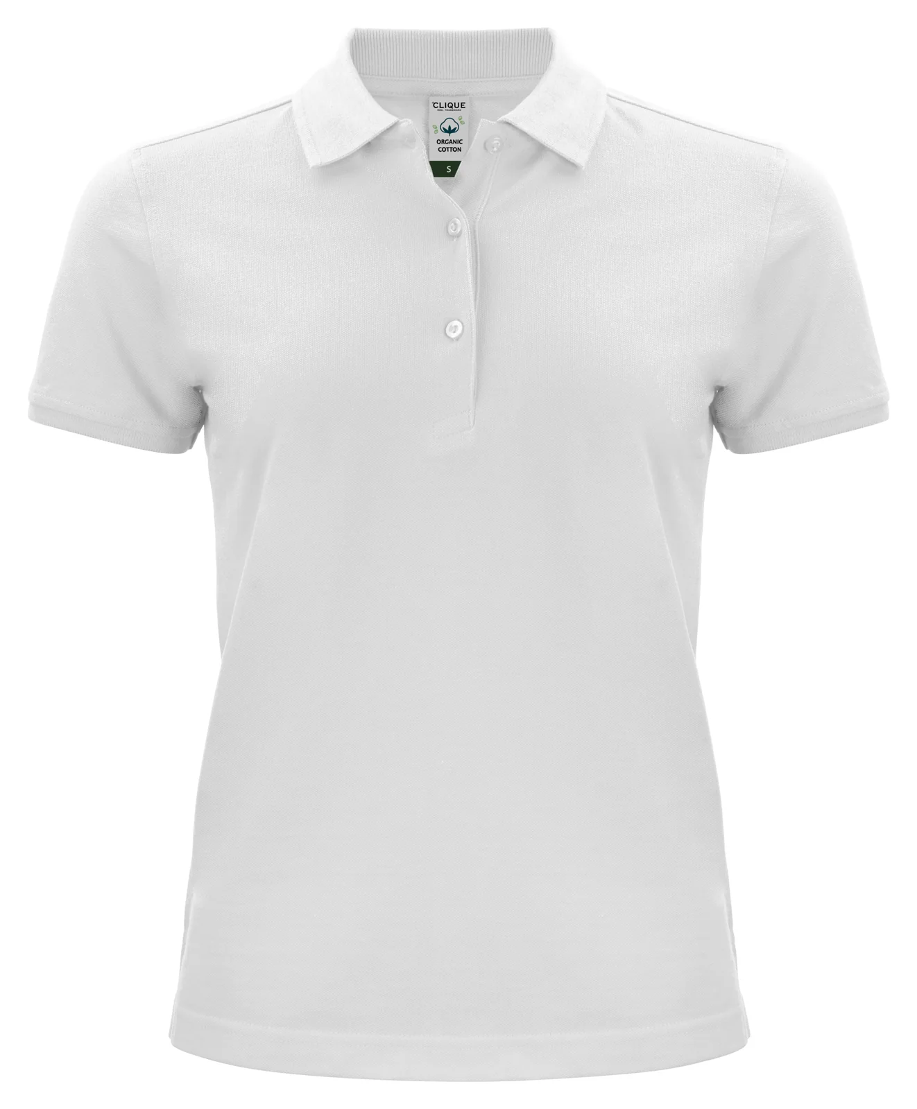 Clique Classic OC Polo Ladies Wit