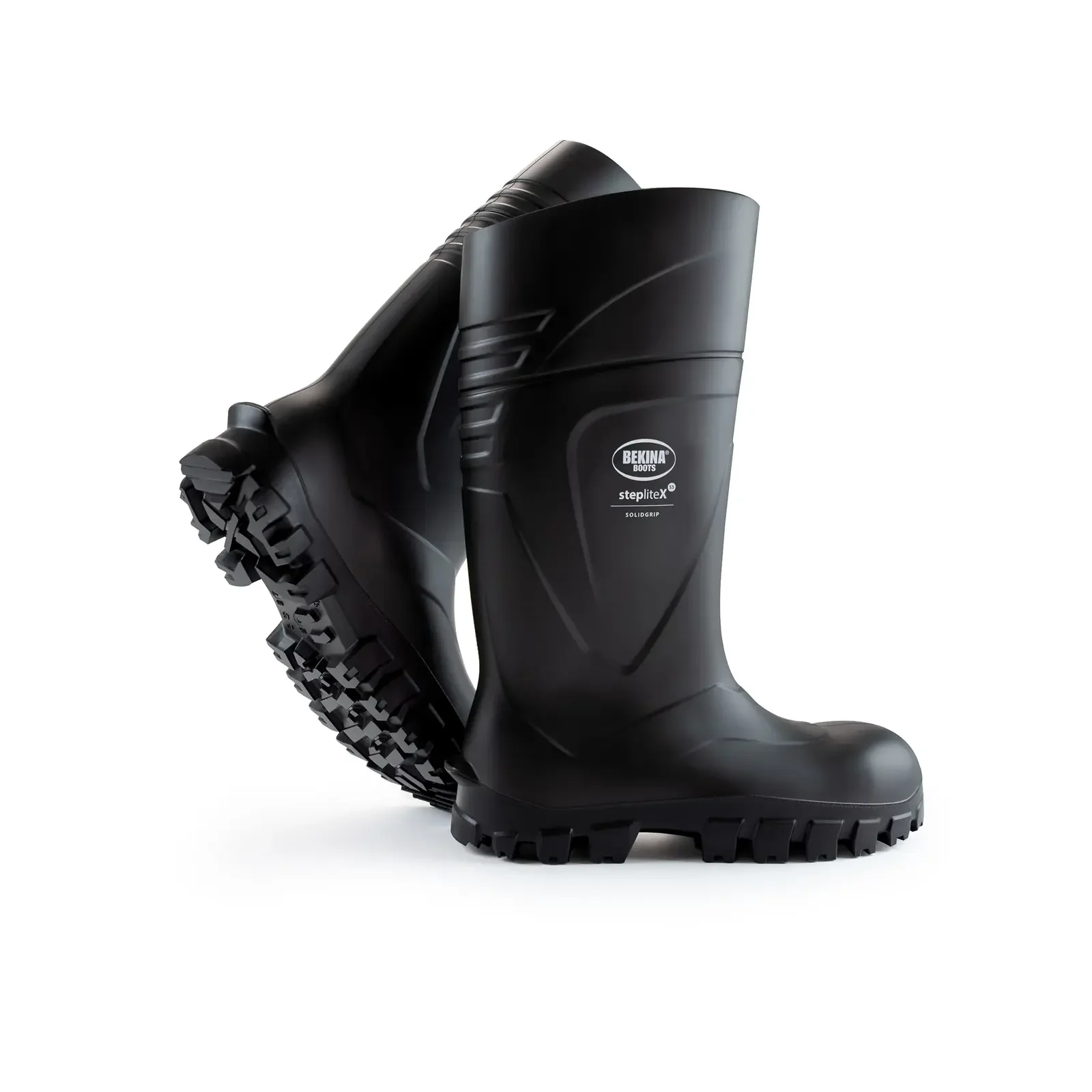 StepliteX SolidGrip metaalvrij S5 werklaars Zwart