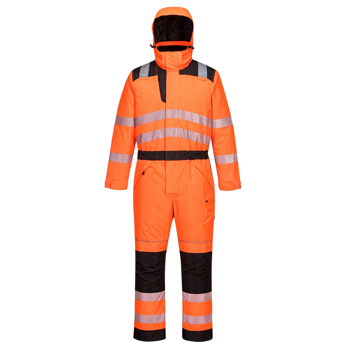 PORTWEST PW352 PW3 Hi-Vis Winteroverall Oranje/zwart