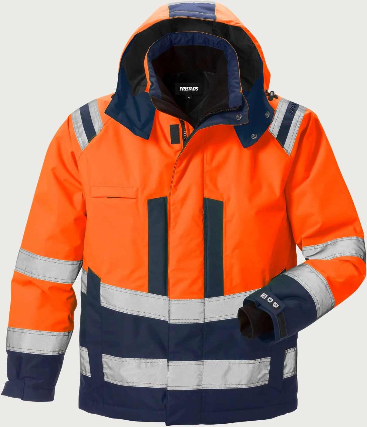 Fristads High vis Airtech® winterjack klasse 3 4035 GTT Hi-Vis oranje/marineblauw