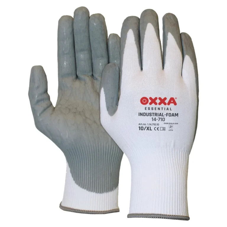 OXXA Industrial-Foam 14-710 handschoen Grijs / Wit