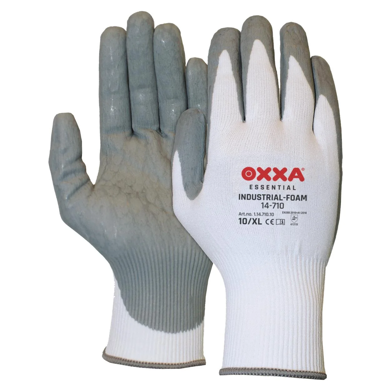 Industrial-Foam 14-710 handschoen Grijs / Wit