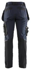 71151343 Dames werkbroek met stretch en gereedschapszakken aanzicht 3