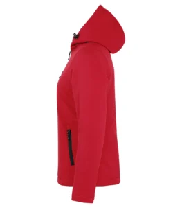 Padded Hoody Softshell Dames aanzicht 3
