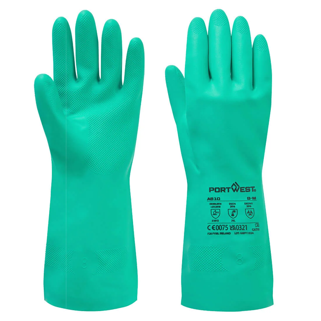 PORTWEST A810 Nitrosafe Chemische Handschoen Groen