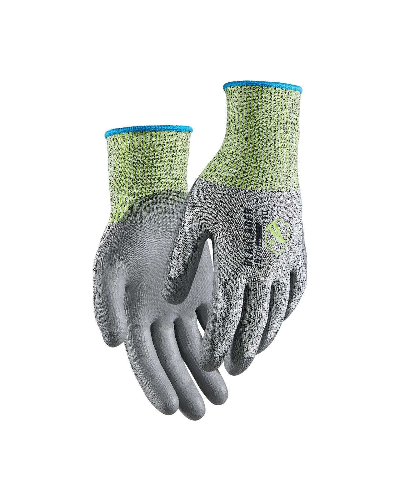 Blåkläder 29711469 Snijbestendige handschoenen B PU-gedipt Zwart / Wit