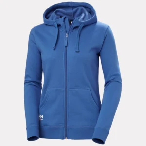 Helly Hansen Classic hoodie met rits dames 79323 Steenblauw