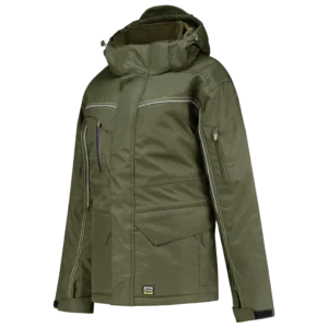 402007 Midi Parka Canvas aanzicht 1