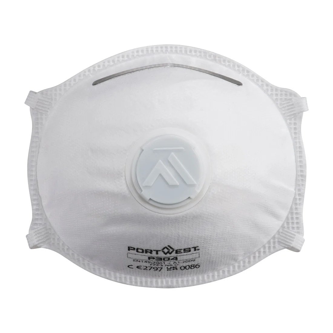 PORTWEST P304 FFP3 Lichtgewicht Dolomite Masker met ventiel Wit