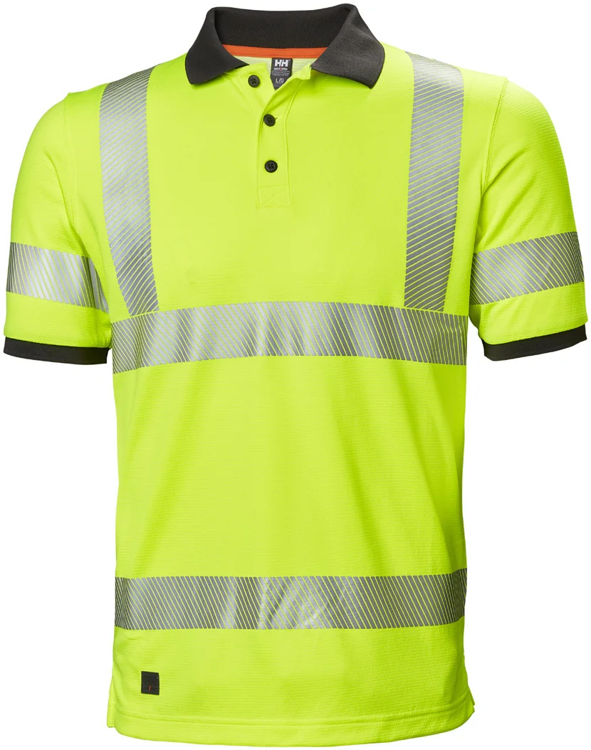 Helly Hansen ICU LIFA Active reflecterende polo 75112 Geel