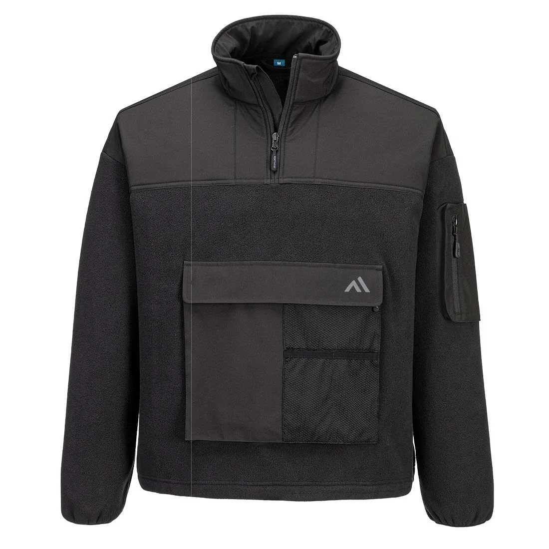 PORTWEST KX378 KX3 Fleece met 1/4 rits Zwart