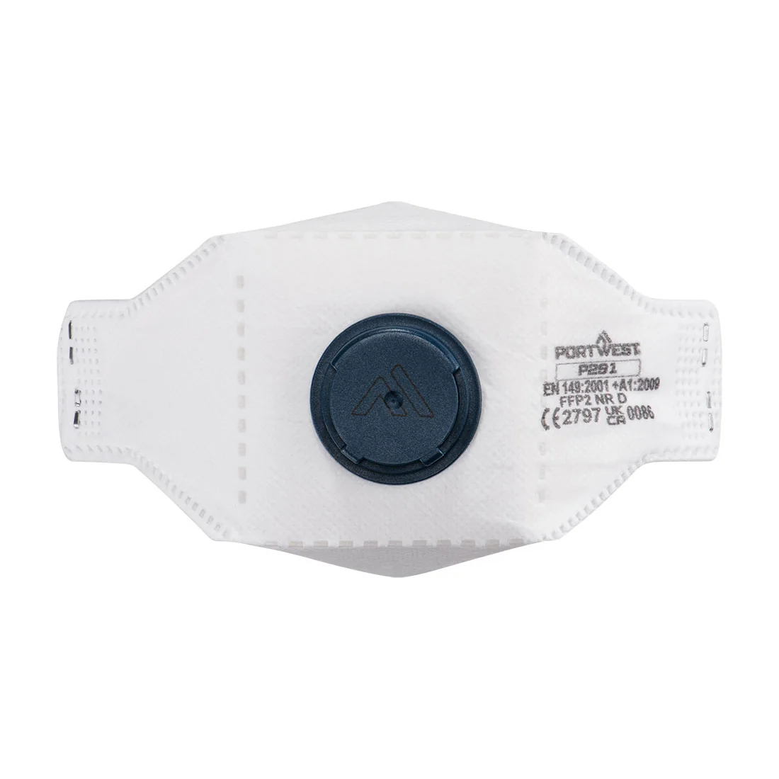 PORTWEST P291 EAGLE FFP2 gevouwen Dolomite masker met filter (PK10) Wit