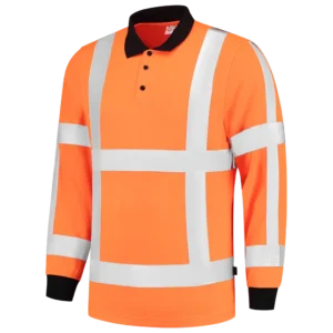 203005 Poloshirt RWS Birdseye Lange Mouw aanzicht 1