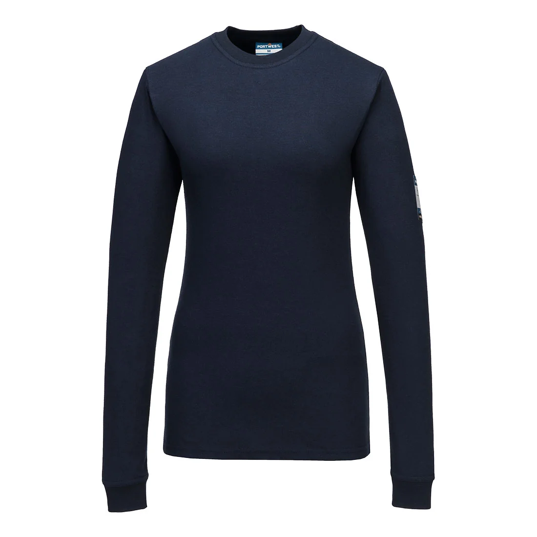PORTWEST FR808 Modaflame FR Dames T-shirt met lange mouwen Marine