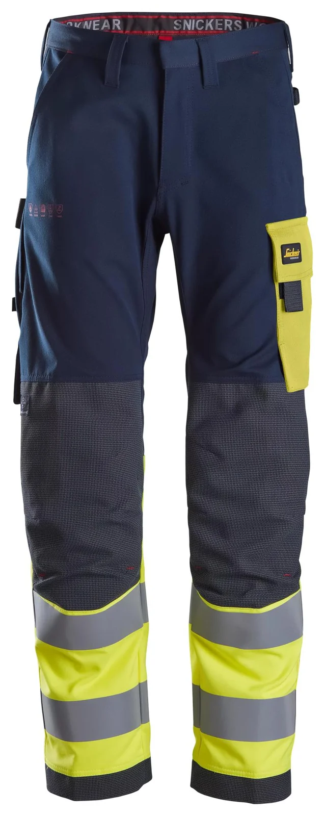 Snickers Workwear 6376 Geel aanzicht 1