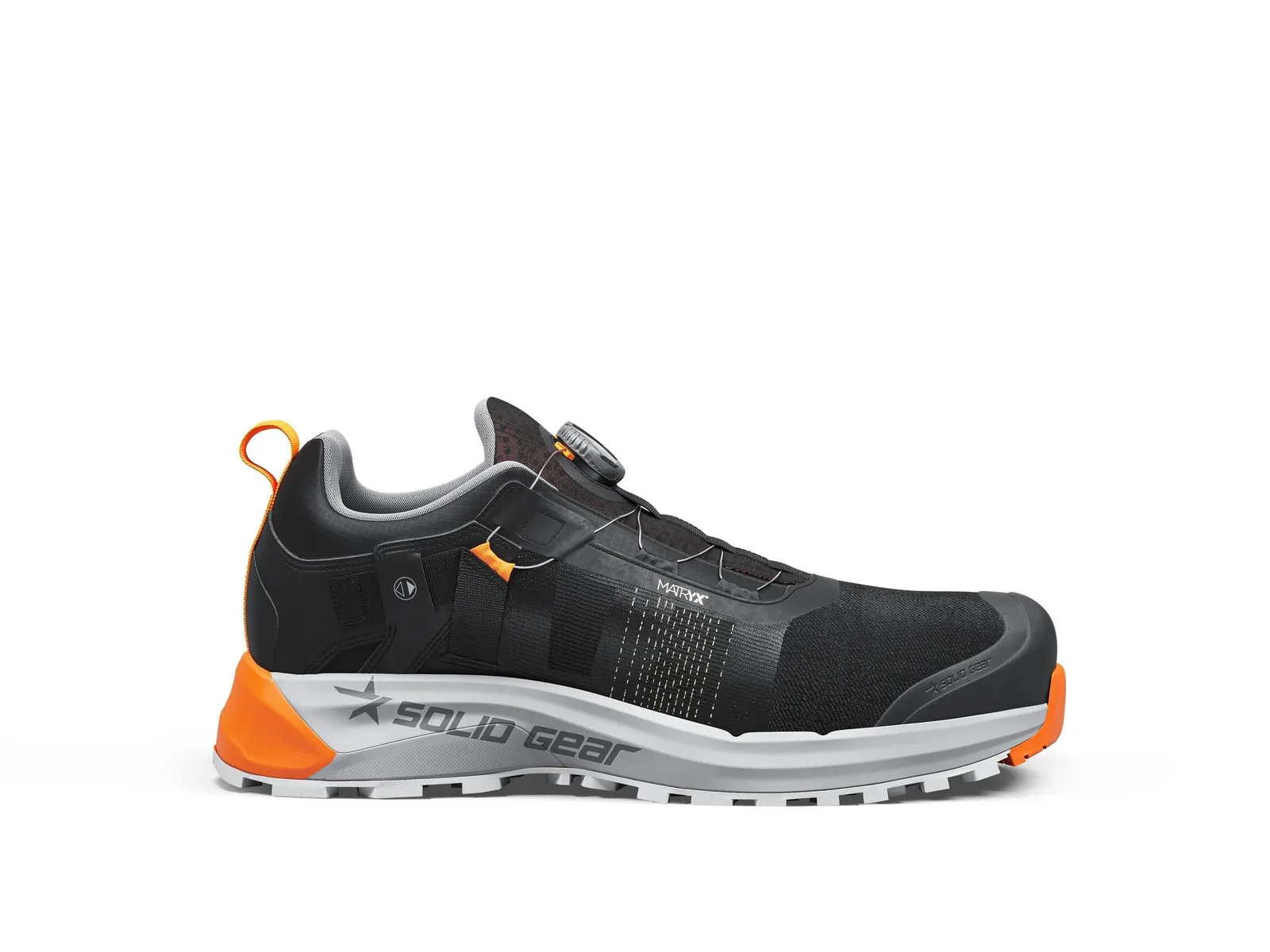 Haze 2 Fly Low lage werkschoen Zwart / Donker oranje