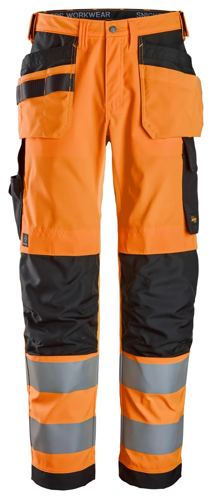Snickers Workwear 6238 Oranje/Zwart aanzicht 1