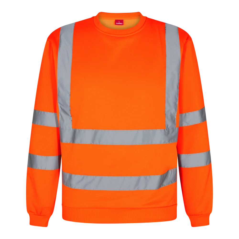 SAFETY sweatshirt Hi-vis Orange