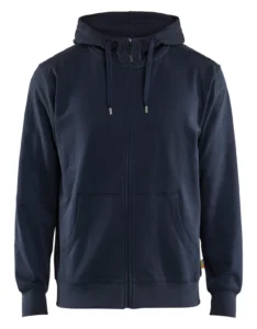 33661158 Hooded Sweatshirt met rits katoen aanzicht 2