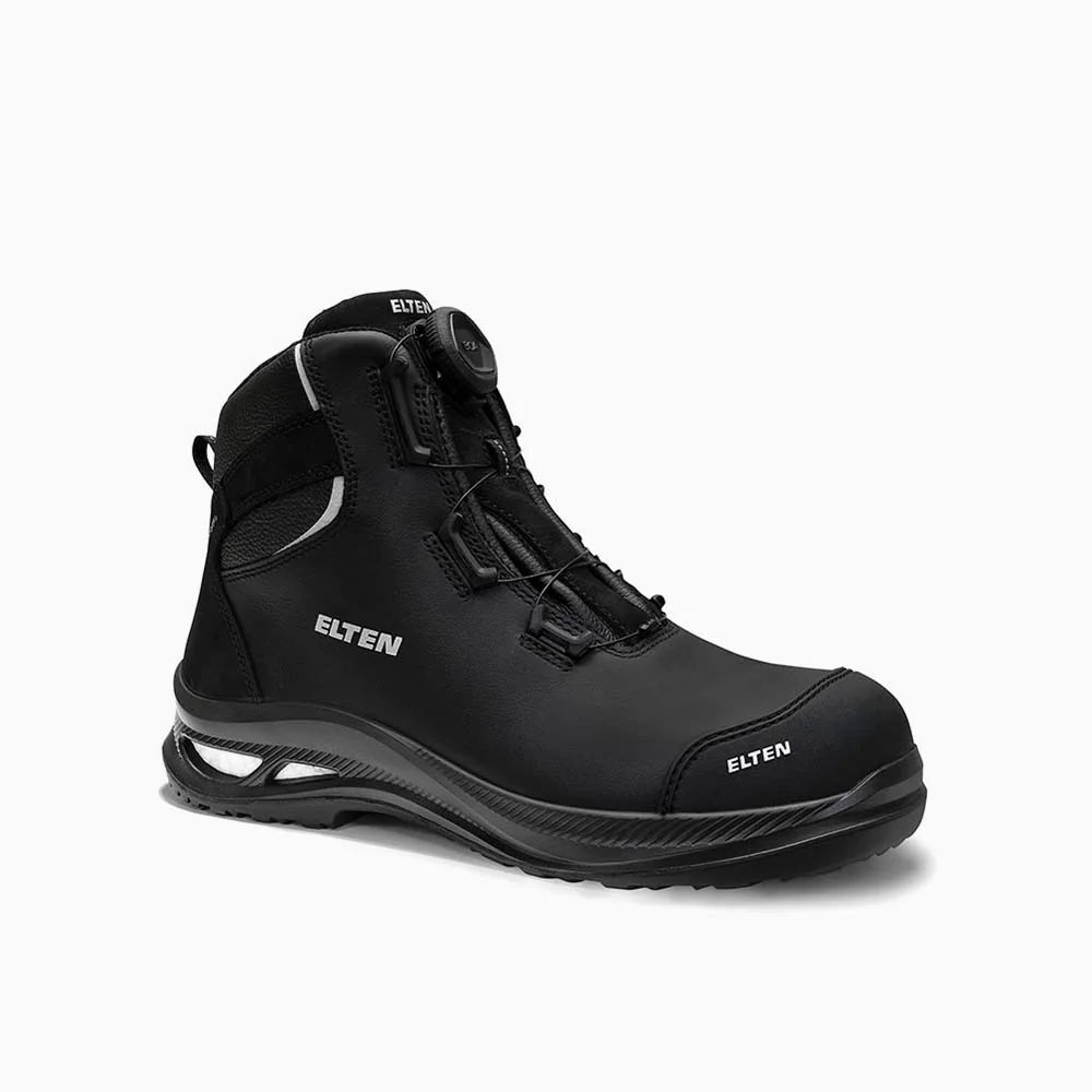 ELTEN veiligheidsschoen halfhoog TERENCE XXG PRO BOA® black Mid ESD Zwart