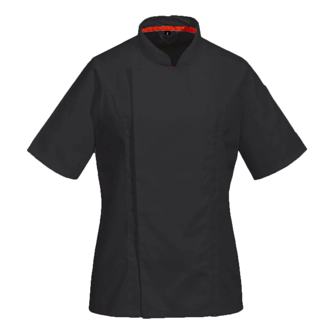 PORTWEST C736 Chef's MeshAir Pro Dames Jack Korte Mouw Zwart