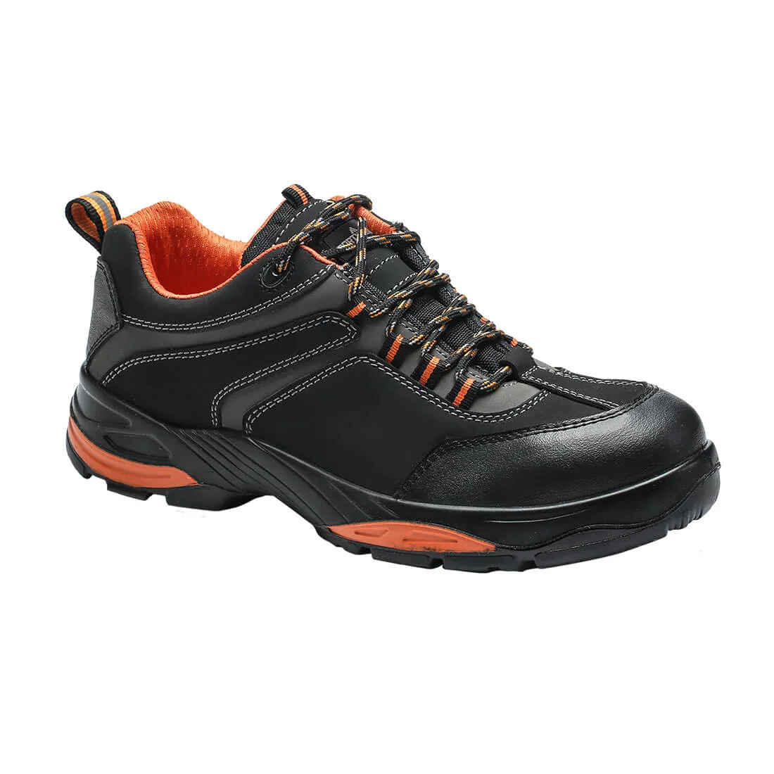 PORTWEST FC61 Composietleren Nubuck leder schoen HRO FO SR Zwart