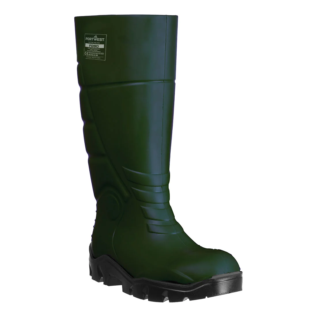 PORTWEST FD90 PU laars (Non Safety) O4 CI FO Groen