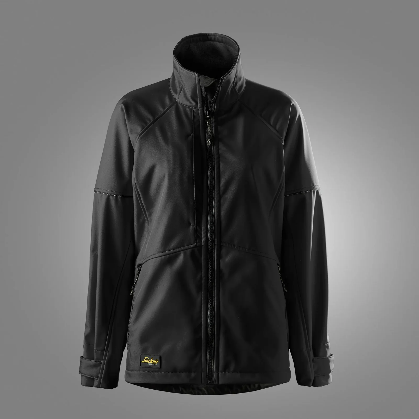 1257 Softshell Dameswerkjas Zwart/Zwart