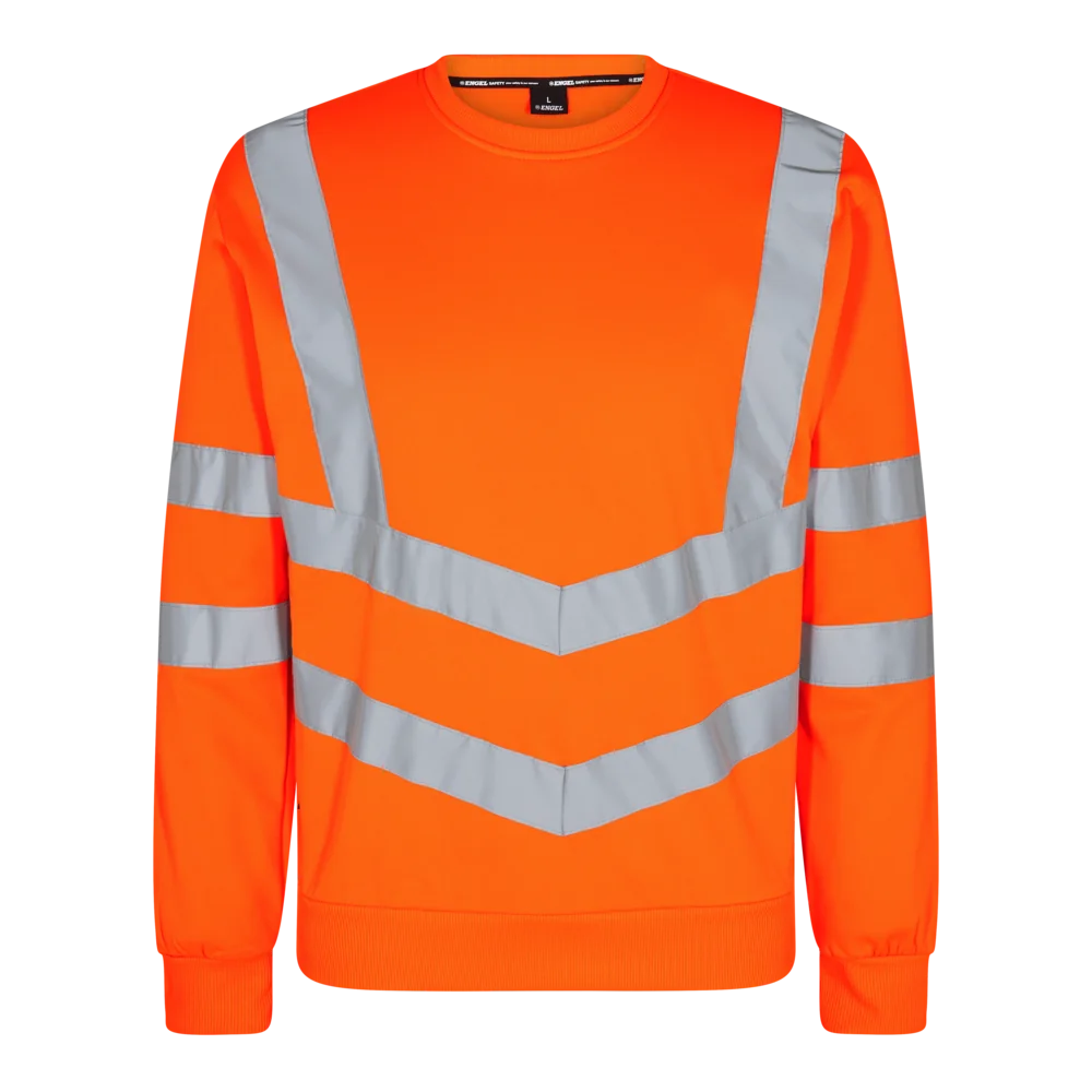 SAFETY sweatshirt Hi-vis Orange