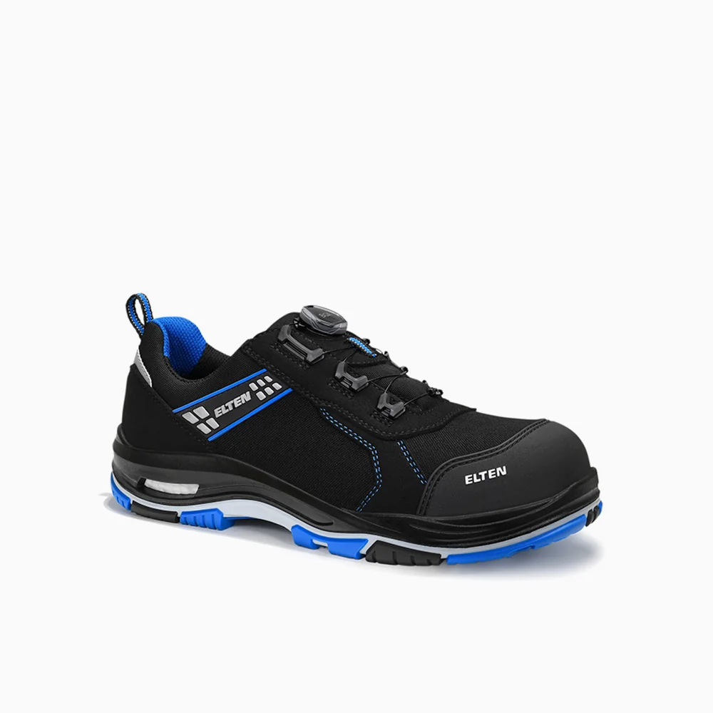 ELTEN veiligheidsschoen laag IAN XXTP Pro BOA® blue Low ESD S3S Zwart/Blauw