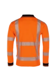 Lottum ECO high-vis poloshirt, lange mouwen aanzicht 3