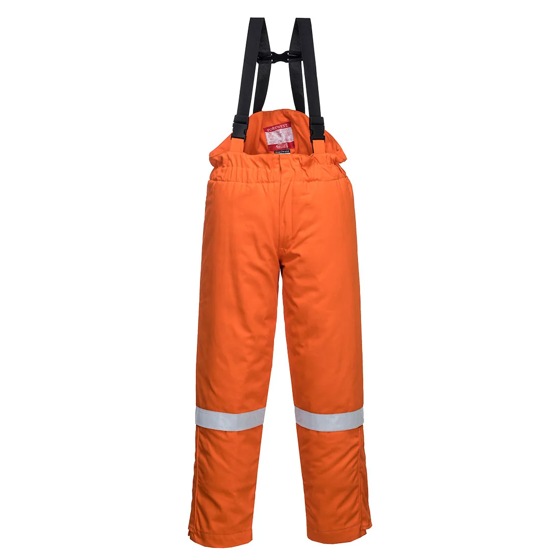 PORTWEST FR58 Vlamvertragende Antistatische Wintertuinbroek Oranje