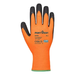 A340 Hi-Vis Grip Handschoen - Latex aanzicht 2