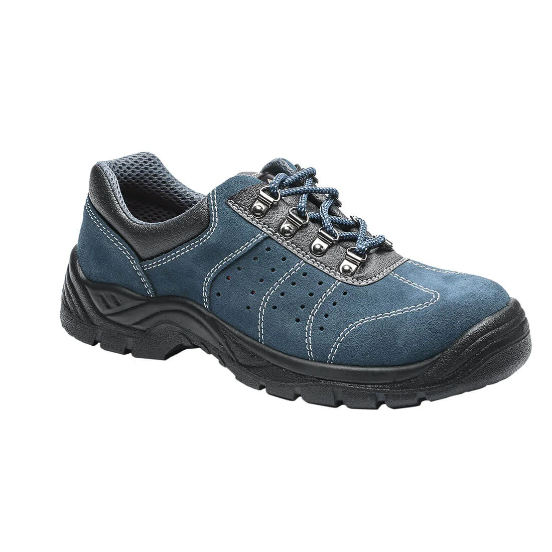 PORTWEST FW02 Steelite Geperforeerde trainer S1P Blauw