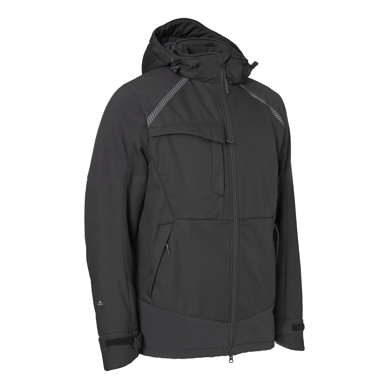 ELKA Rainwear 117301 Working Xtreme winter softshelljas Zwart