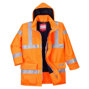 S778 Bizflame Regen Hi-Vis Ademende en Antistatisch FR Jack aanzicht 1