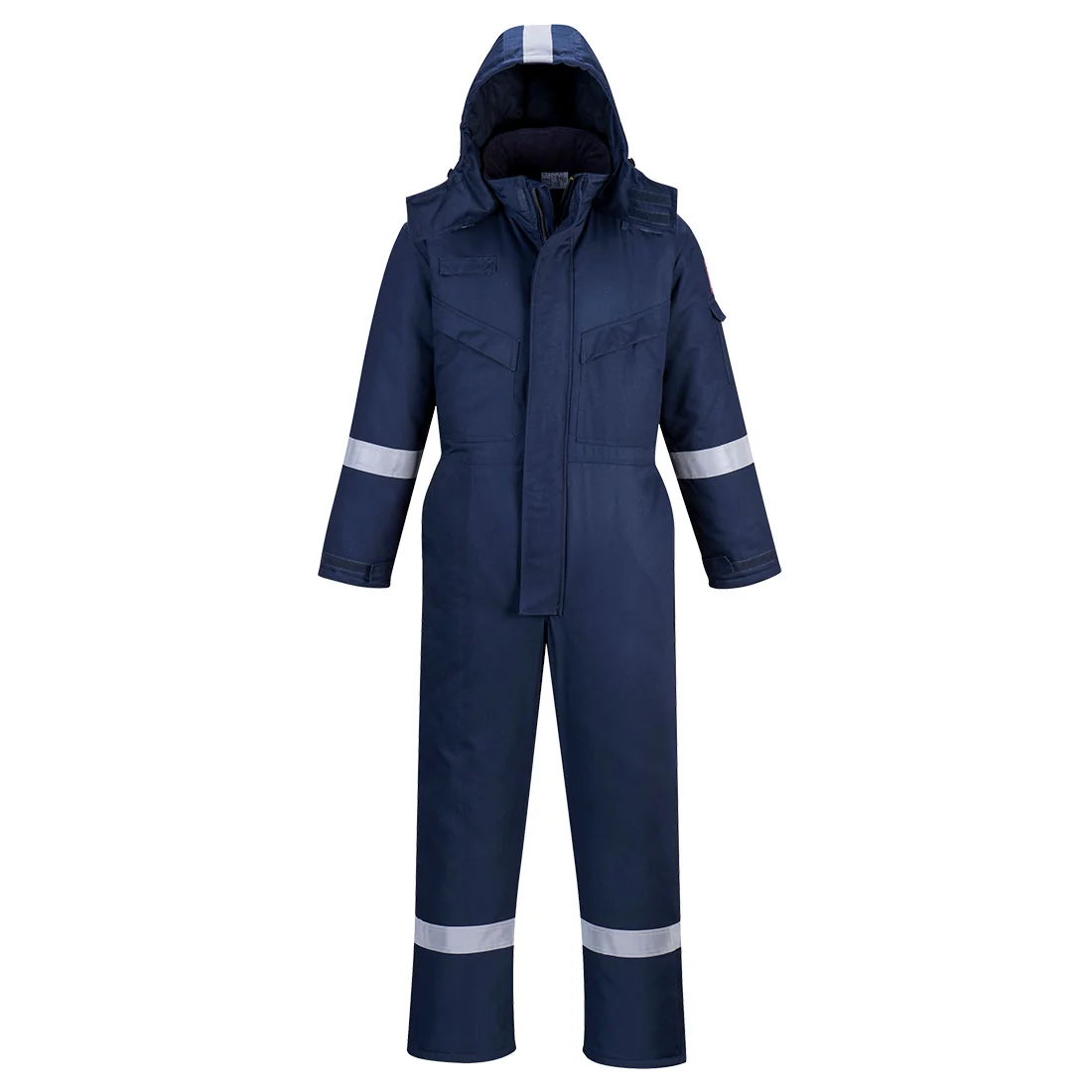 PORTWEST FR53 Vlamvertragende Antistatische Winteroverall Marine